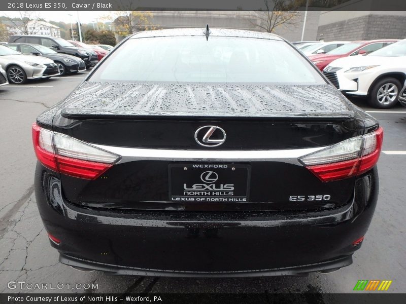 Caviar / Black 2018 Lexus ES 350