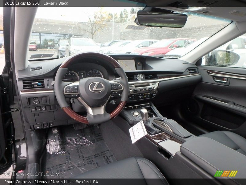 Caviar / Black 2018 Lexus ES 350