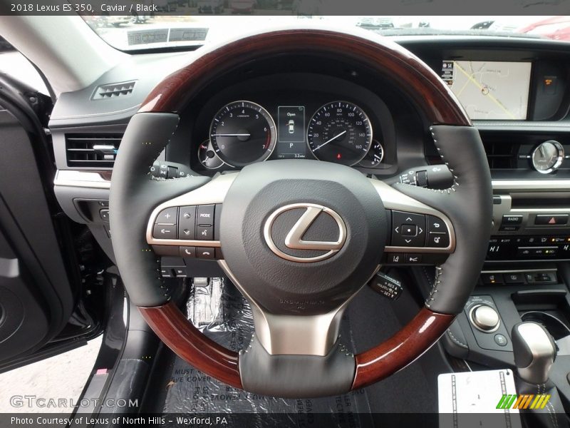 Caviar / Black 2018 Lexus ES 350