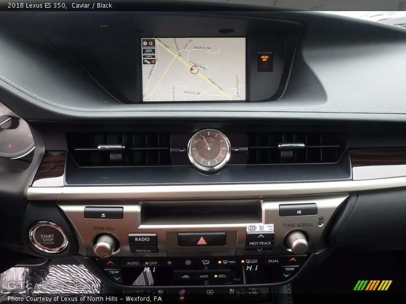 Caviar / Black 2018 Lexus ES 350