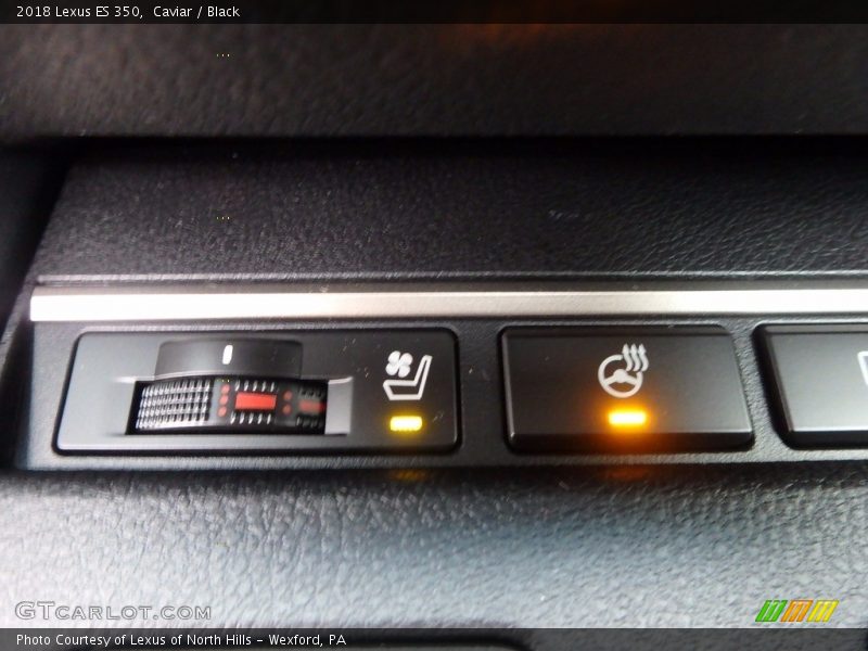 Caviar / Black 2018 Lexus ES 350