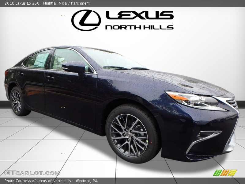 Nightfall Mica / Parchment 2018 Lexus ES 350
