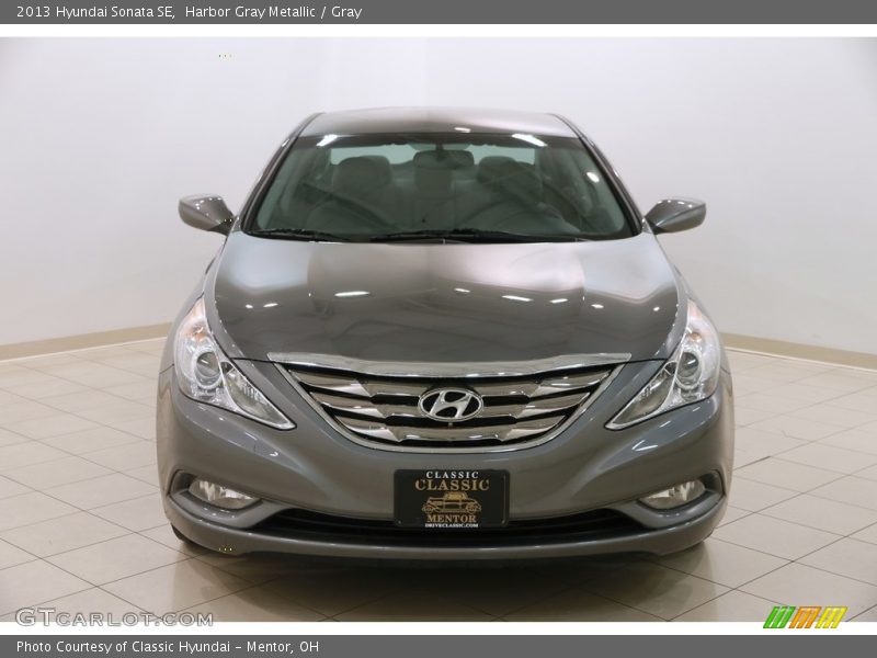 Harbor Gray Metallic / Gray 2013 Hyundai Sonata SE