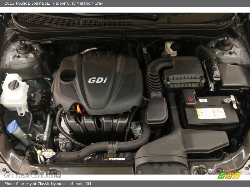 Harbor Gray Metallic / Gray 2013 Hyundai Sonata SE