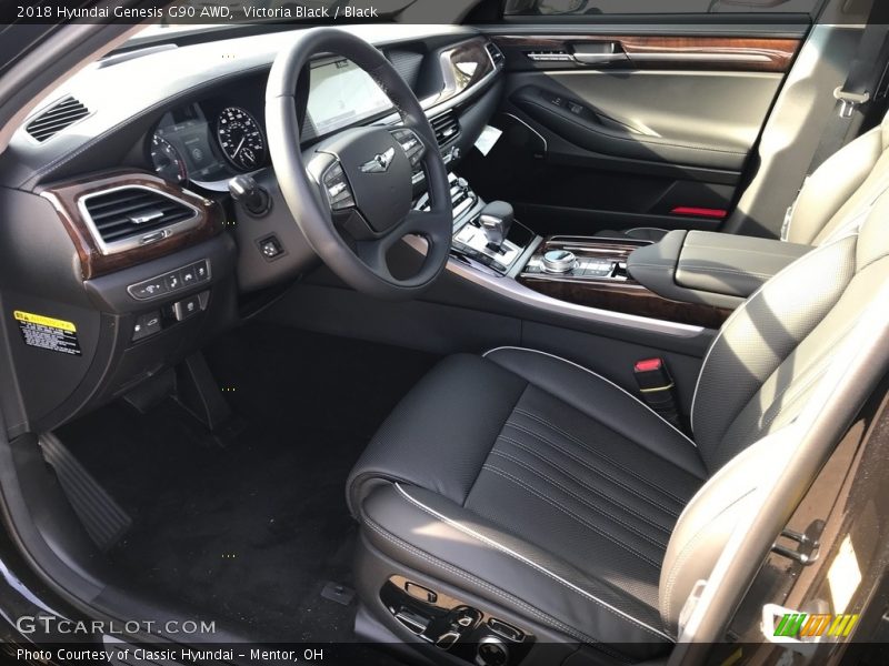  2018 Genesis G90 AWD Black Interior