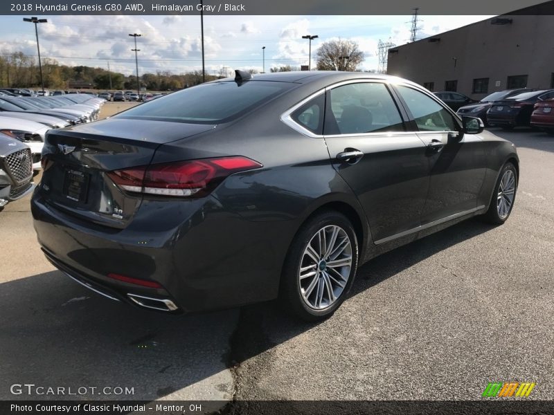 Himalayan Gray / Black 2018 Hyundai Genesis G80 AWD