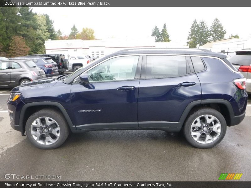Jazz Blue Pearl / Black 2018 Jeep Compass Limited 4x4