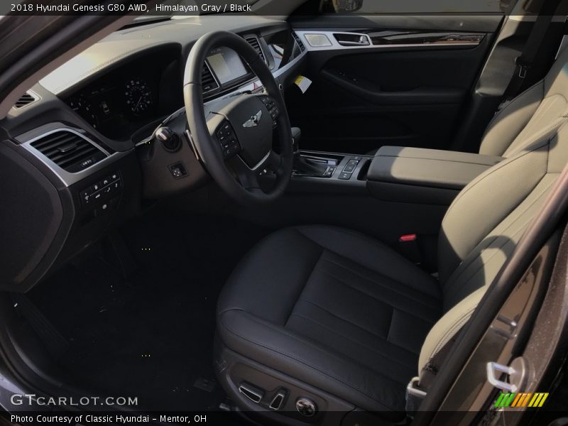 Himalayan Gray / Black 2018 Hyundai Genesis G80 AWD