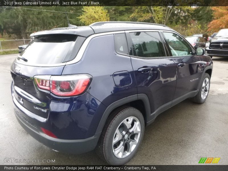 Jazz Blue Pearl / Black 2018 Jeep Compass Limited 4x4