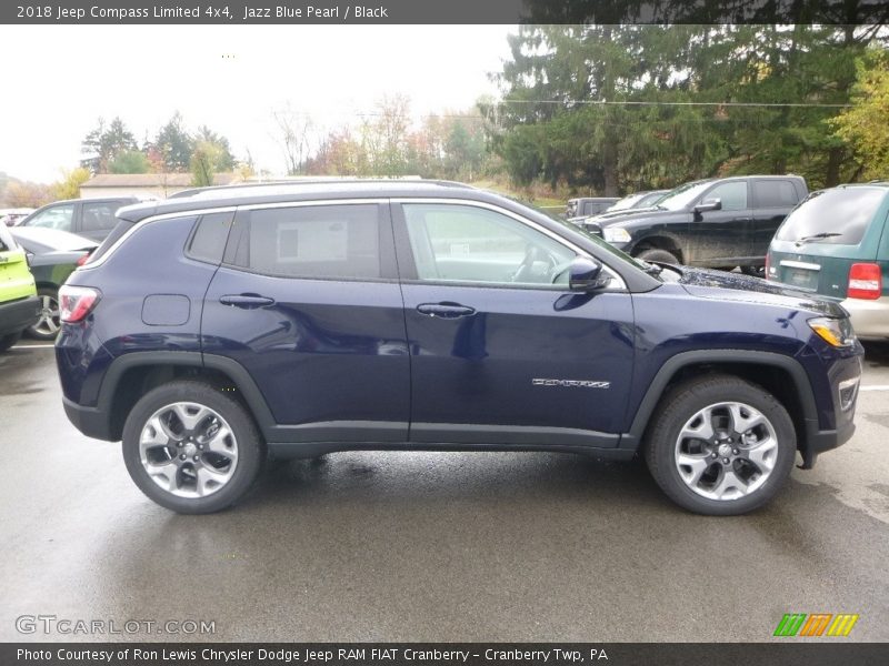 Jazz Blue Pearl / Black 2018 Jeep Compass Limited 4x4