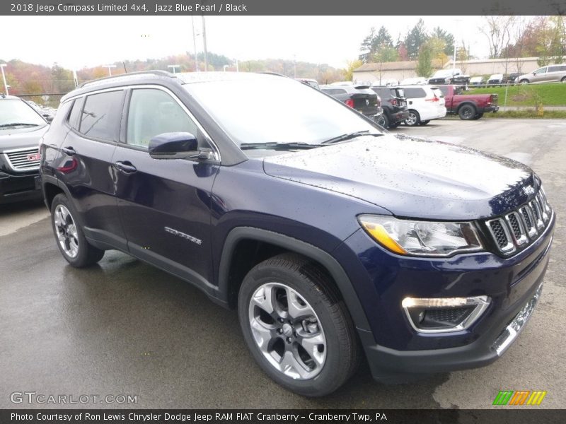 Jazz Blue Pearl / Black 2018 Jeep Compass Limited 4x4