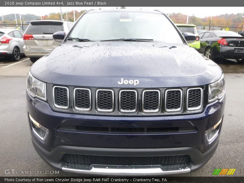 Jazz Blue Pearl / Black 2018 Jeep Compass Limited 4x4