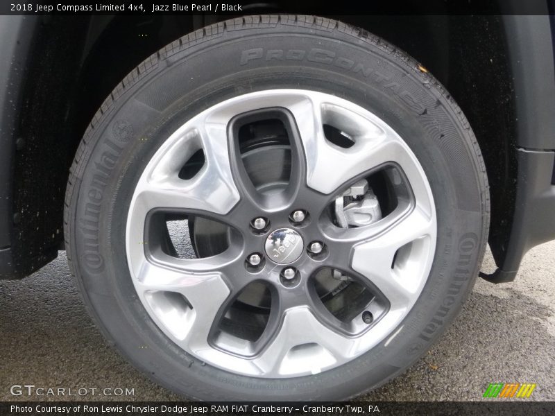 Jazz Blue Pearl / Black 2018 Jeep Compass Limited 4x4