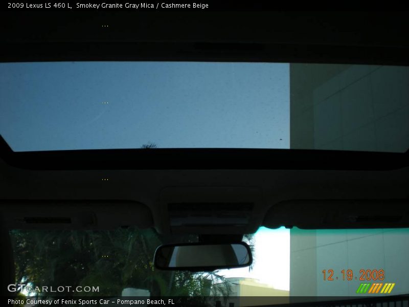 Smokey Granite Gray Mica / Cashmere Beige 2009 Lexus LS 460 L
