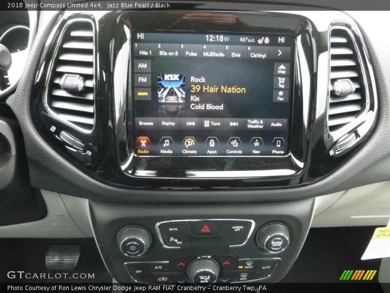 Jazz Blue Pearl / Black 2018 Jeep Compass Limited 4x4