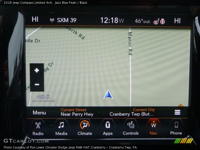 Jazz Blue Pearl / Black 2018 Jeep Compass Limited 4x4