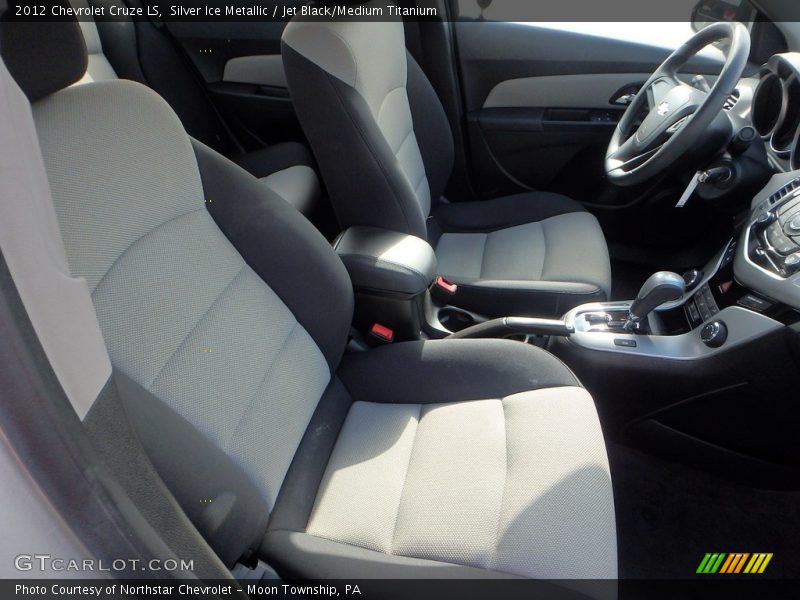 Silver Ice Metallic / Jet Black/Medium Titanium 2012 Chevrolet Cruze LS