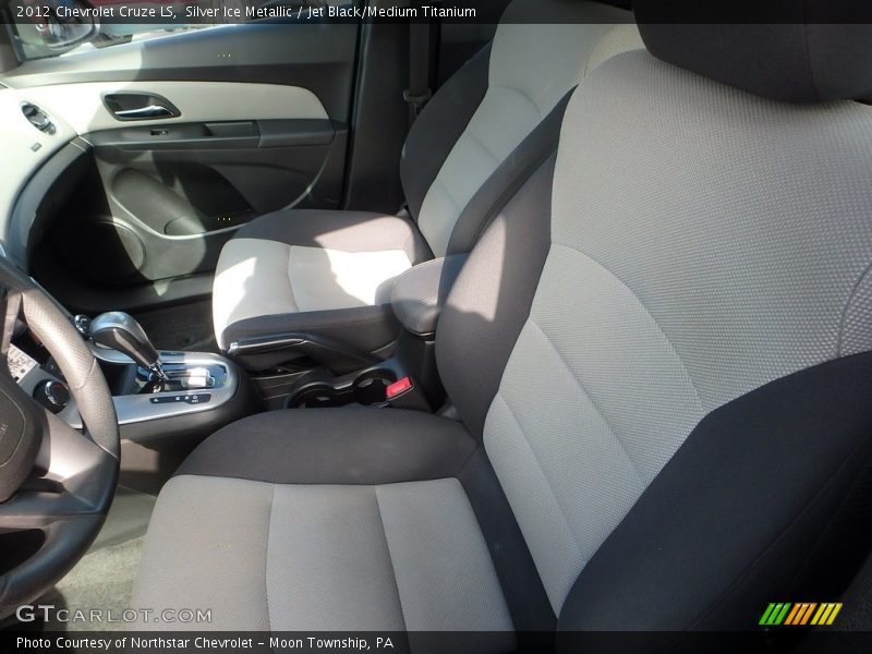 Silver Ice Metallic / Jet Black/Medium Titanium 2012 Chevrolet Cruze LS