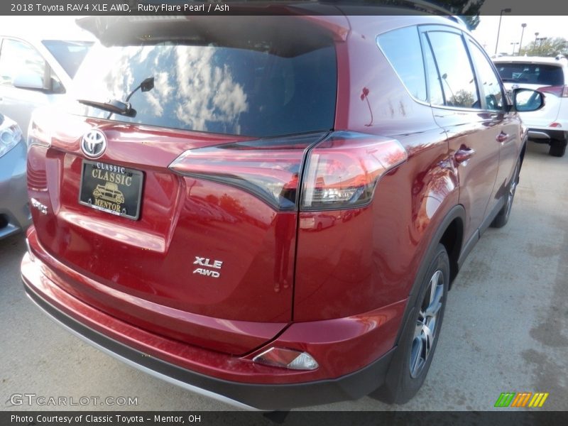 Ruby Flare Pearl / Ash 2018 Toyota RAV4 XLE AWD