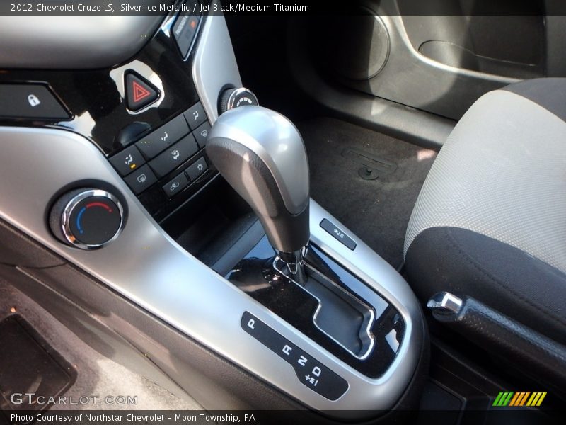 Silver Ice Metallic / Jet Black/Medium Titanium 2012 Chevrolet Cruze LS