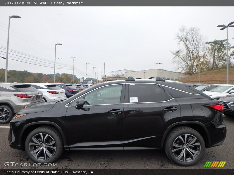Caviar / Parchment 2017 Lexus RX 350 AWD