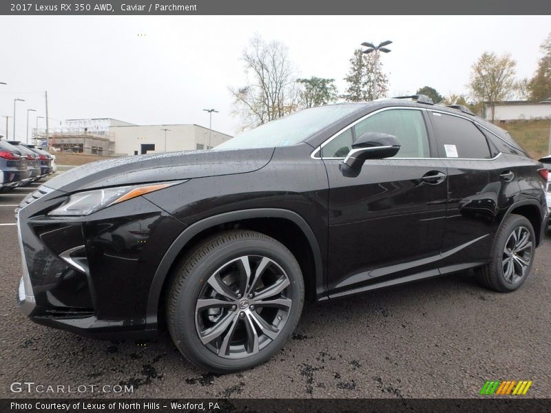 Caviar / Parchment 2017 Lexus RX 350 AWD