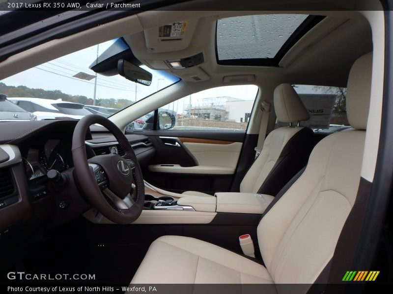 Caviar / Parchment 2017 Lexus RX 350 AWD