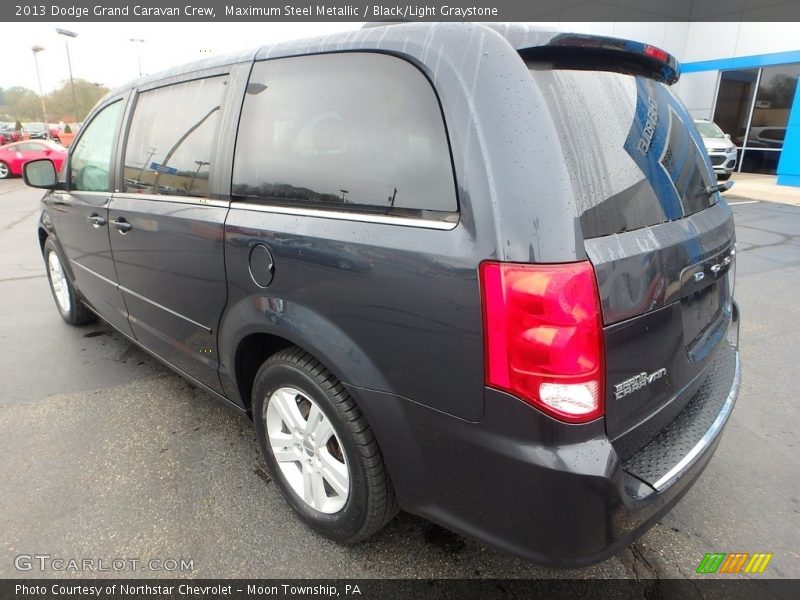 Maximum Steel Metallic / Black/Light Graystone 2013 Dodge Grand Caravan Crew