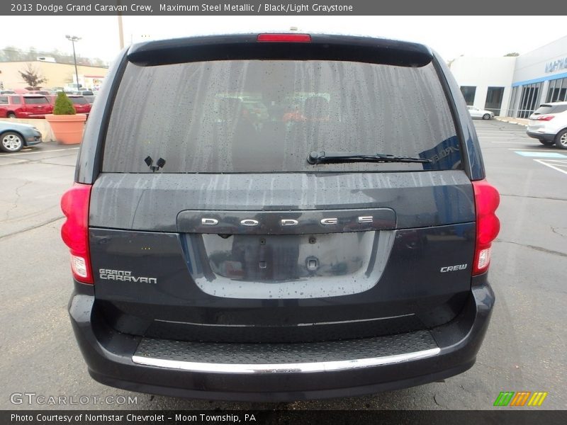 Maximum Steel Metallic / Black/Light Graystone 2013 Dodge Grand Caravan Crew