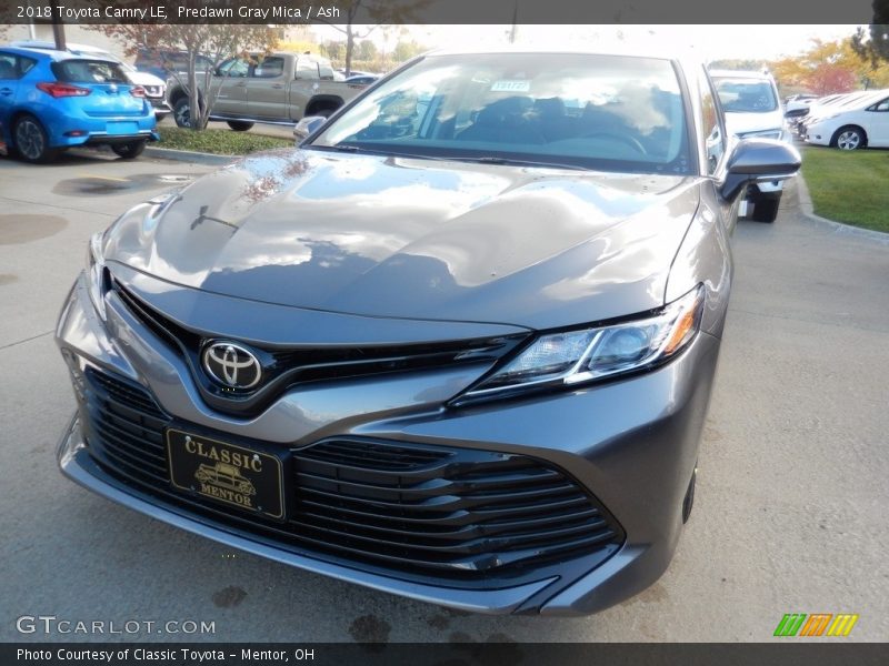 Predawn Gray Mica / Ash 2018 Toyota Camry LE
