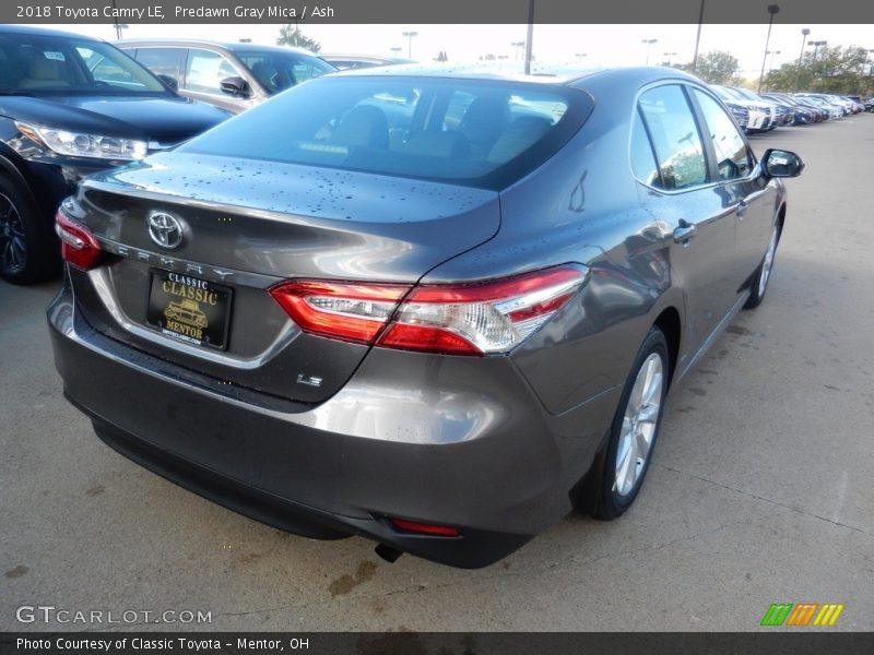 Predawn Gray Mica / Ash 2018 Toyota Camry LE
