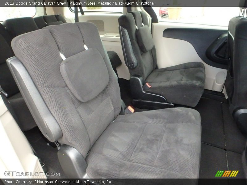 Maximum Steel Metallic / Black/Light Graystone 2013 Dodge Grand Caravan Crew
