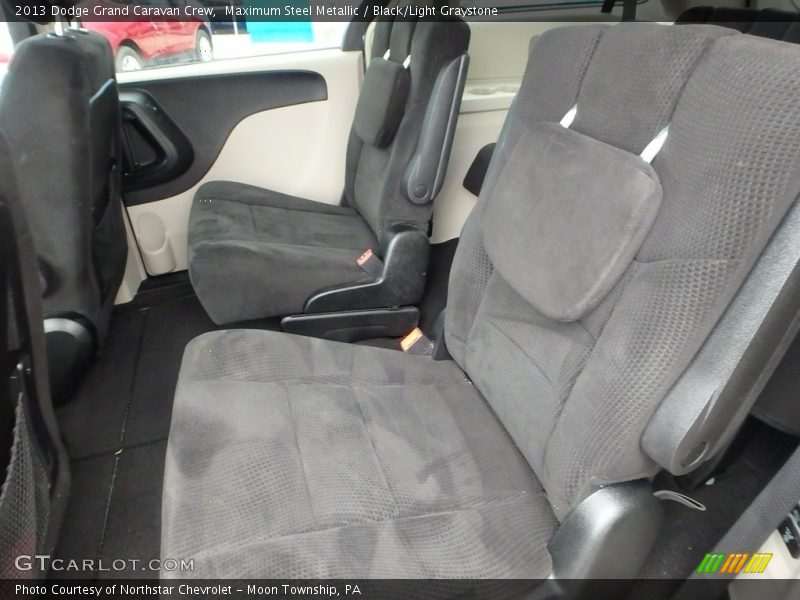 Maximum Steel Metallic / Black/Light Graystone 2013 Dodge Grand Caravan Crew
