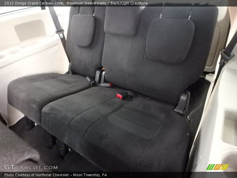 Maximum Steel Metallic / Black/Light Graystone 2013 Dodge Grand Caravan Crew