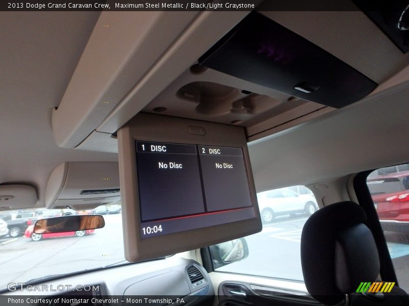 Maximum Steel Metallic / Black/Light Graystone 2013 Dodge Grand Caravan Crew