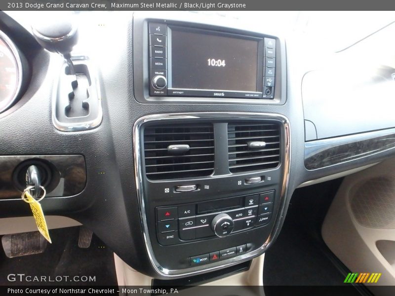 Maximum Steel Metallic / Black/Light Graystone 2013 Dodge Grand Caravan Crew