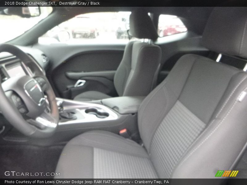 Destroyer Gray / Black 2018 Dodge Challenger SXT