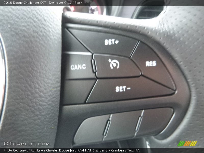 Destroyer Gray / Black 2018 Dodge Challenger SXT