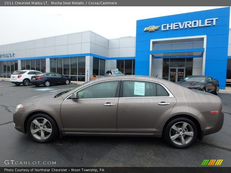 Mocha Steel Metallic / Cocoa/Cashmere 2011 Chevrolet Malibu LT