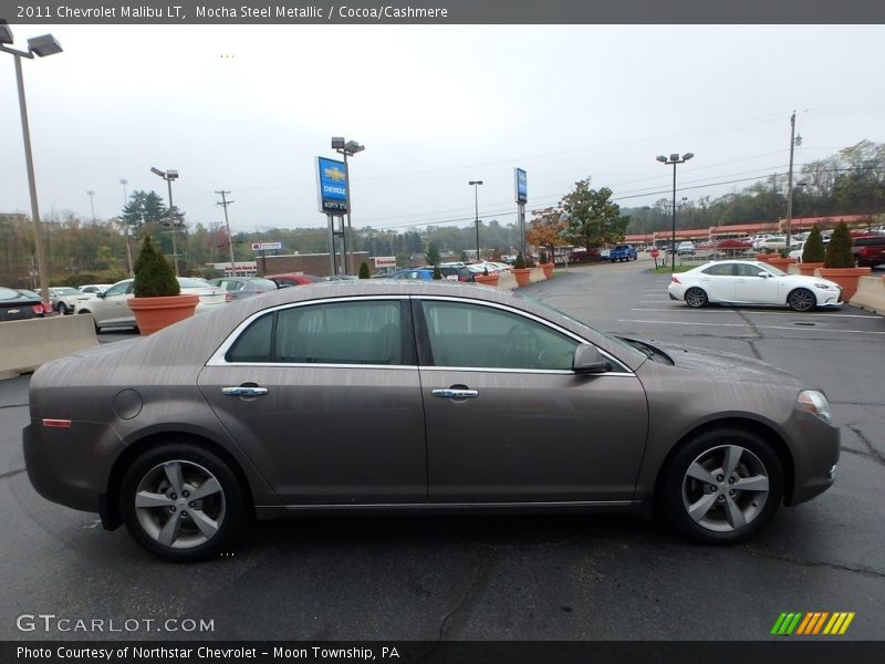 Mocha Steel Metallic / Cocoa/Cashmere 2011 Chevrolet Malibu LT