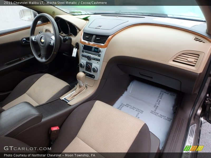 Mocha Steel Metallic / Cocoa/Cashmere 2011 Chevrolet Malibu LT