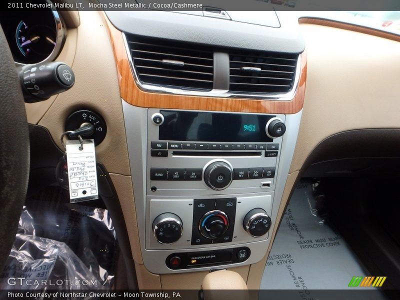 Mocha Steel Metallic / Cocoa/Cashmere 2011 Chevrolet Malibu LT