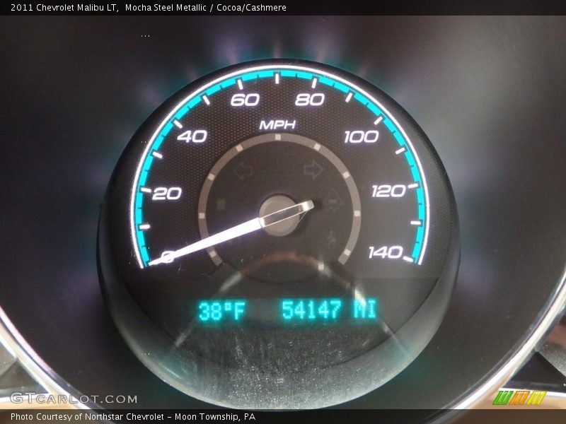 Mocha Steel Metallic / Cocoa/Cashmere 2011 Chevrolet Malibu LT