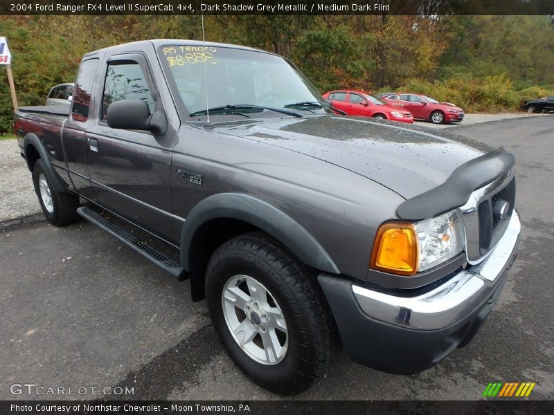 Dark Shadow Grey Metallic / Medium Dark Flint 2004 Ford Ranger FX4 Level II SuperCab 4x4