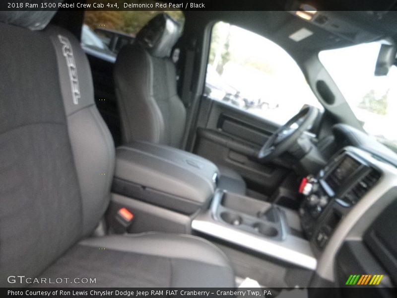Delmonico Red Pearl / Black 2018 Ram 1500 Rebel Crew Cab 4x4