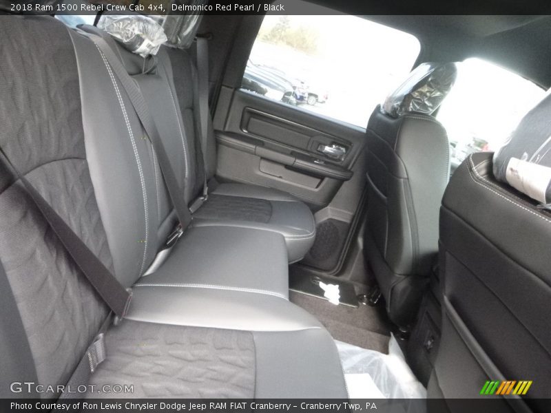 Delmonico Red Pearl / Black 2018 Ram 1500 Rebel Crew Cab 4x4