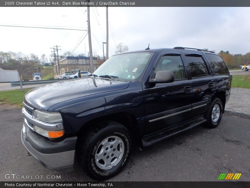 Dark Blue Metallic / Gray/Dark Charcoal 2005 Chevrolet Tahoe LS 4x4