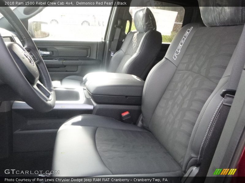 Delmonico Red Pearl / Black 2018 Ram 1500 Rebel Crew Cab 4x4