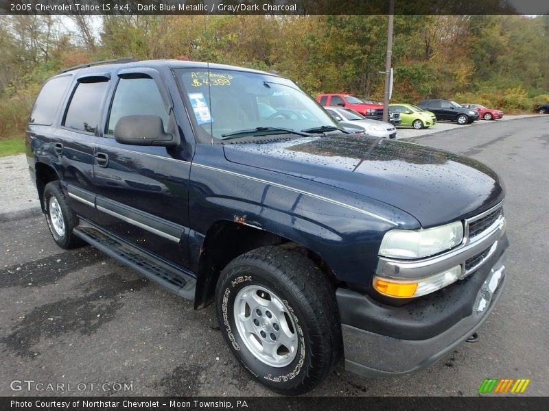 Dark Blue Metallic / Gray/Dark Charcoal 2005 Chevrolet Tahoe LS 4x4