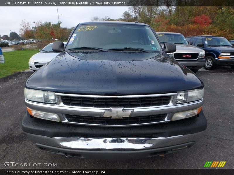 Dark Blue Metallic / Gray/Dark Charcoal 2005 Chevrolet Tahoe LS 4x4